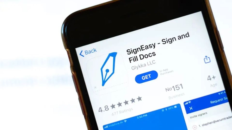 Phần mềm tạo chữ ký SignEasy