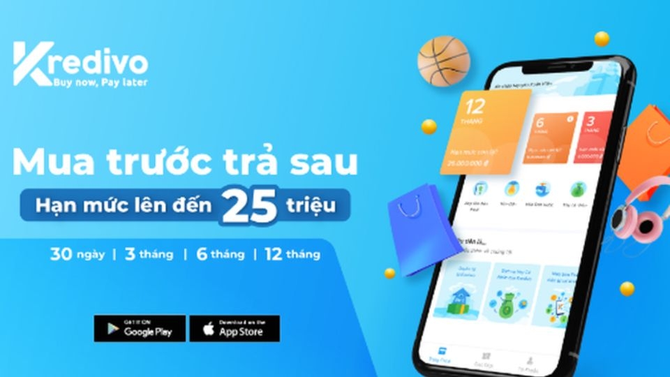 Trả góp qua Kredivo