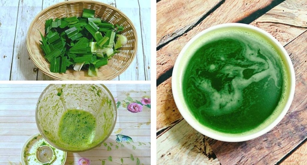 cách lấy nước cốt lá dứa không bị đắng (Ảnh 4)