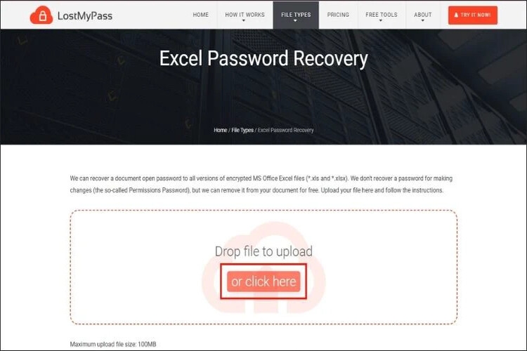 Cách mở khóa file Excel trực tuyến - hình 1