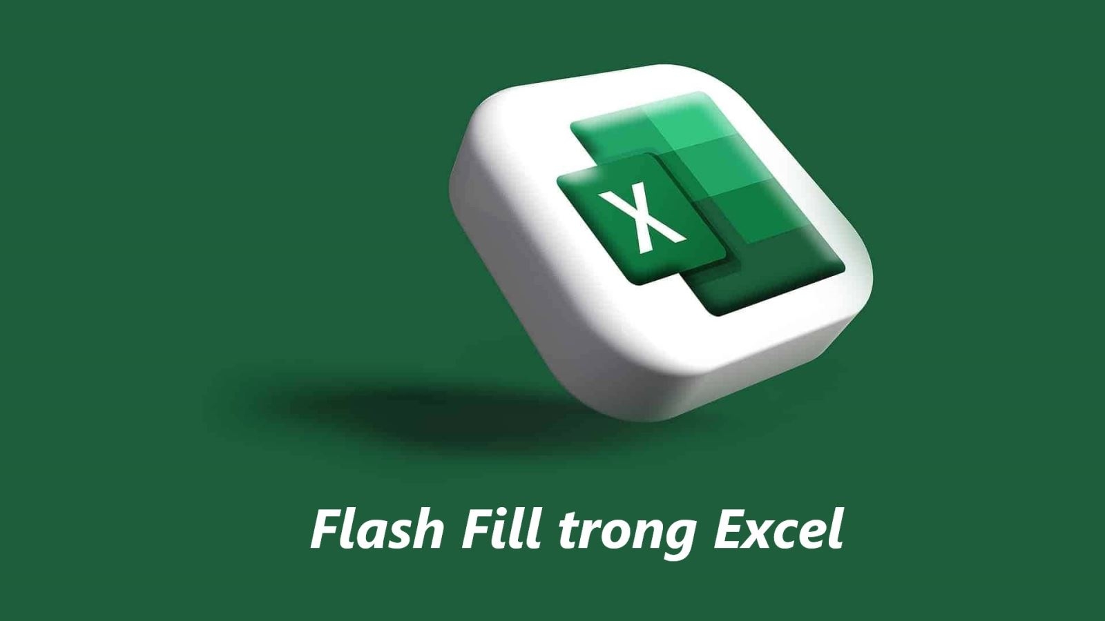 Flash Fill trong Excel - hình 1