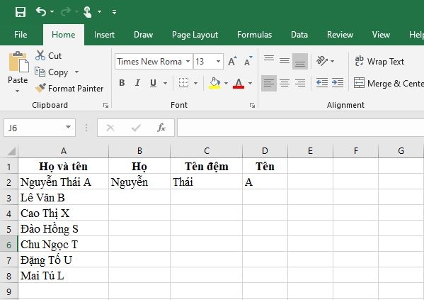 Flash Fill trong Excel - hình 2