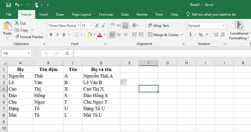 Flash Fill trong Excel - hình 7