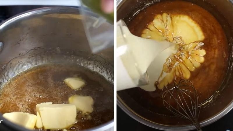cách làm sốt caramel 04