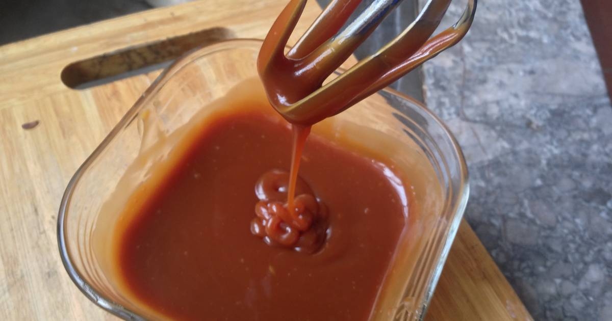cách làm sốt caramel 07