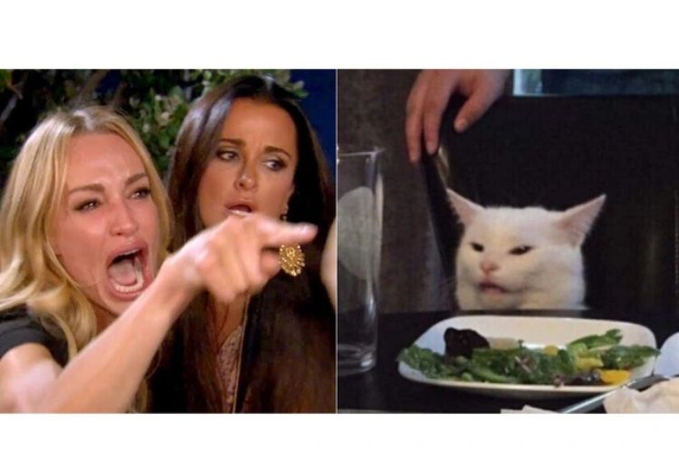 meme hét vào mặt