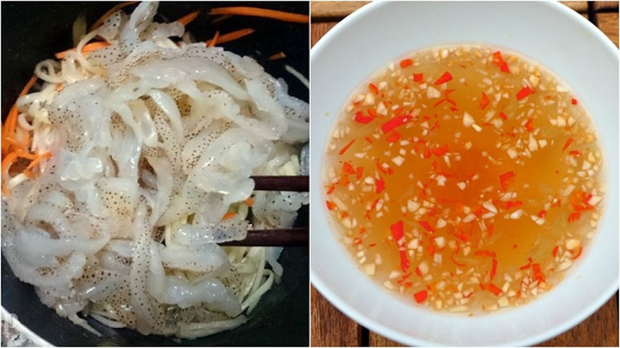 Cách làm nộm sứa hoa chuối (Hình 4)