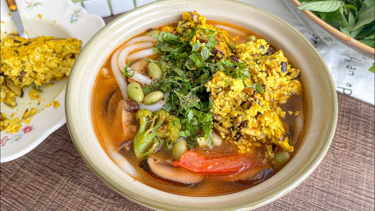 Cách nấu canh riêu chay (Hình 5)