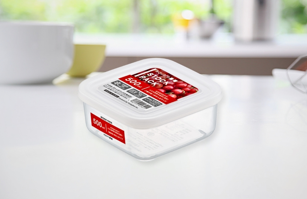 Hộp nhựa vuông đựng thực phẩm (ảnh 5)