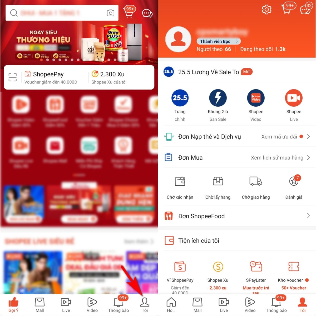 Cách xem tổng số tiền đã mua trên Shopee 11