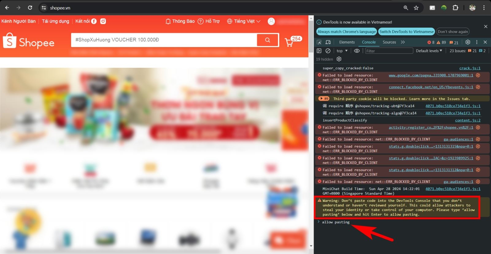 Cách xem tổng số tiền đã mua trên Shopee 8