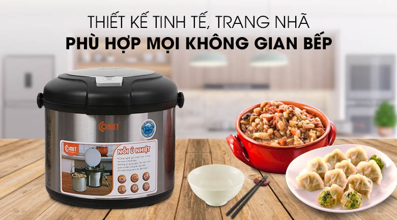 Nồi ủ Comet có tốt không? Có nên mua nồi ủ Comet để sử dụng hay không, bạn có biết? 2