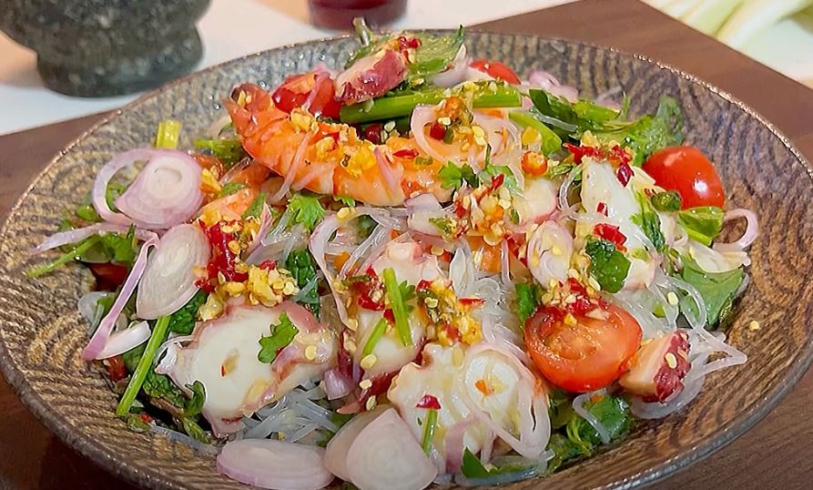 cách làm miến trộn kiểu Thái 6