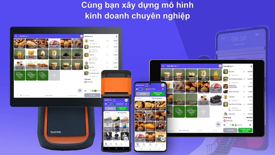 Chủ Tiệm POS hỗ trợ tạo website bán hàng miễn phí bằng thao tác kéo - thả
