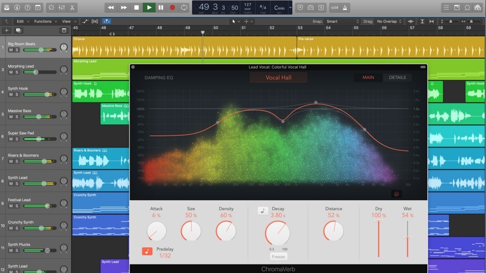 Logic Pro được phát hành bởi Apple dành cho nền tảng MacOS