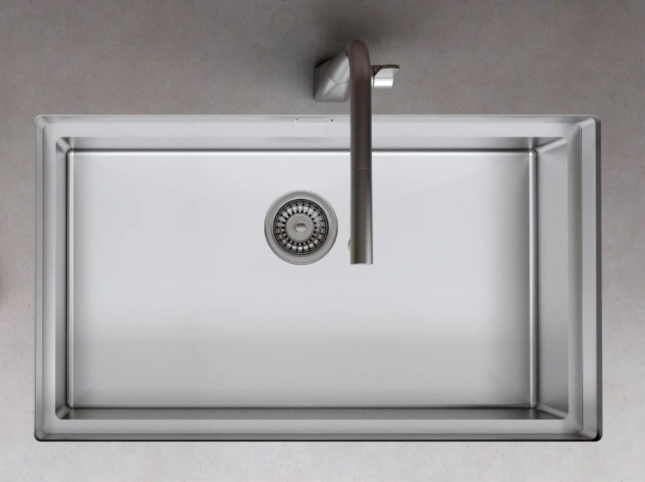 bồn rửa chén âm mặt đá - Ảnh 3