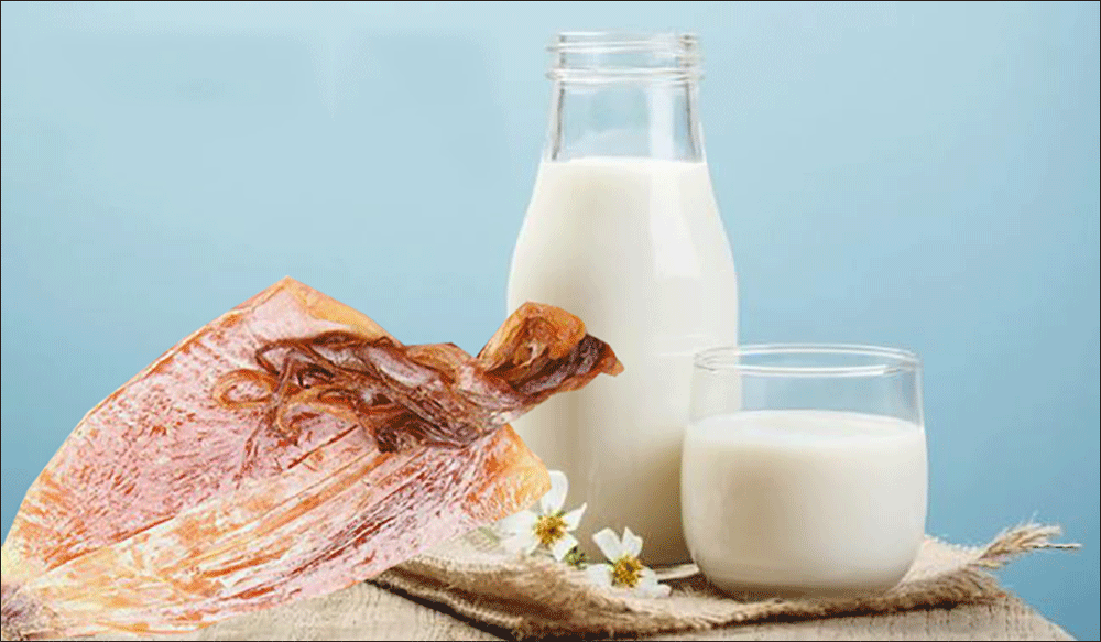 Ngâm mực khô cho mềm với sữa