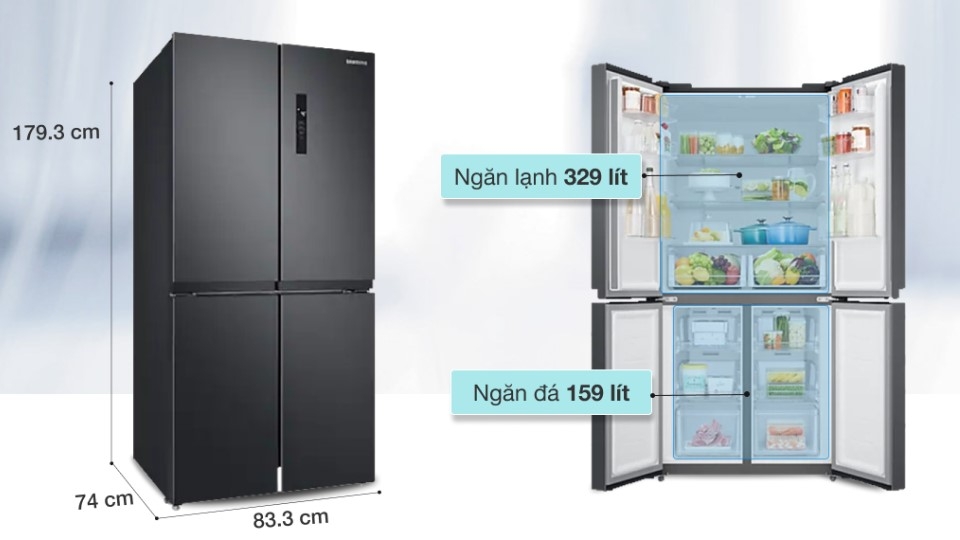 Samsung Inverter RF48A4000B4/SV