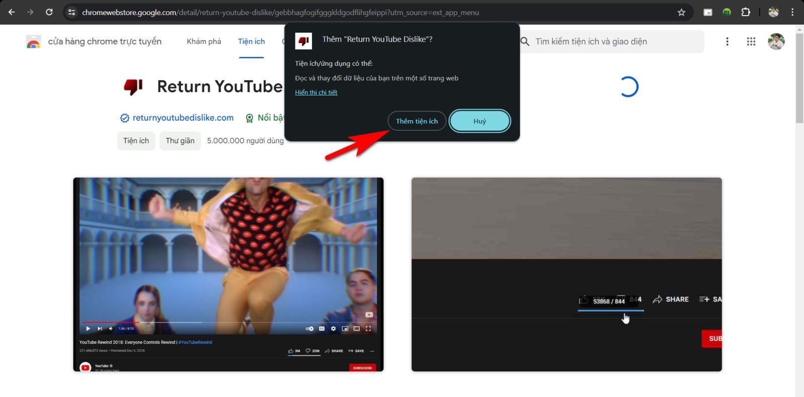 cách xem lượt dislike trên youtube 6