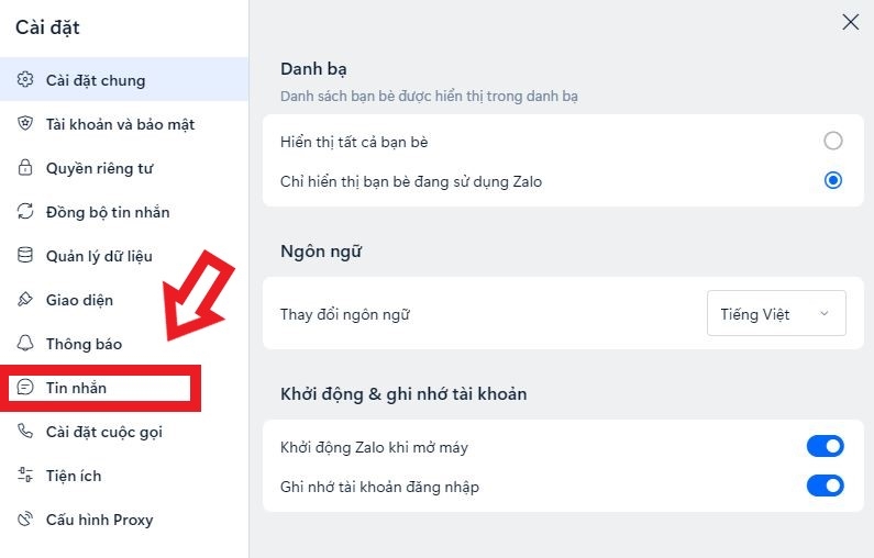 tắt tự động tải file Zalo - hình 10