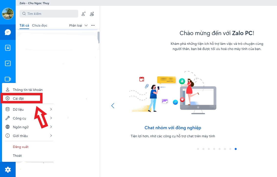tắt tự động tải file Zalo - hình 9