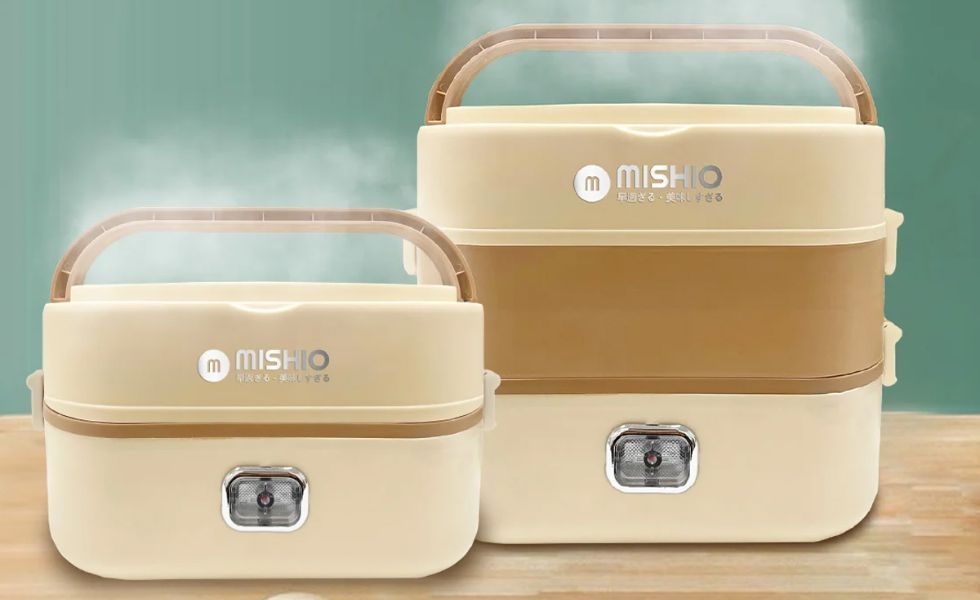 hộp nấu cơm bằng hơi Mishio MK345