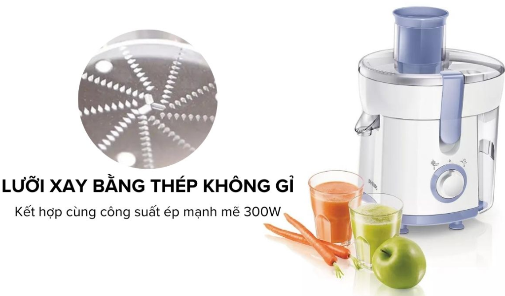 Top máy ép nước cà rốt công suất mạnh giúp ép kiệt bã mà vẫn bảo toàn dưỡng chất 4