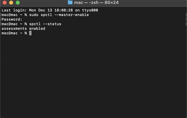 tắt Gatekeeper - hình 7