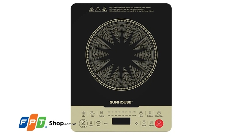 Mẫu bếp điện từ Sunhouse SHD6869