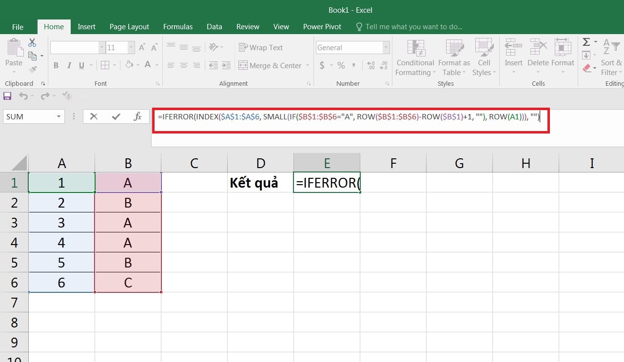 Các hàm liệt kê trong Excel, cách sử dụng và ví dụ minh họa  5