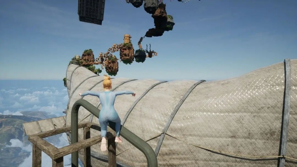 Only Climb có bối cảnh ở trên không, nơi người chơi phải nhảy qua các điểm tựa trên cao và leo núi