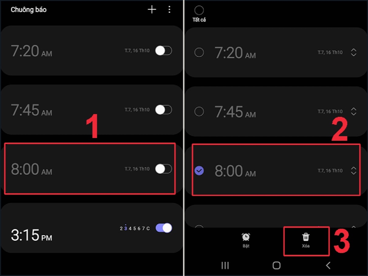 cách đặt báo thức trên điện thoại Samsung - hình 7