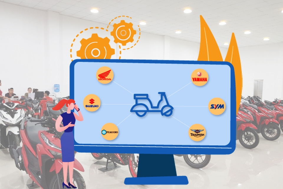 Phần mềm quản lý cửa hàng xe máy giúp chuẩn hóa quy trình cửa hàng.