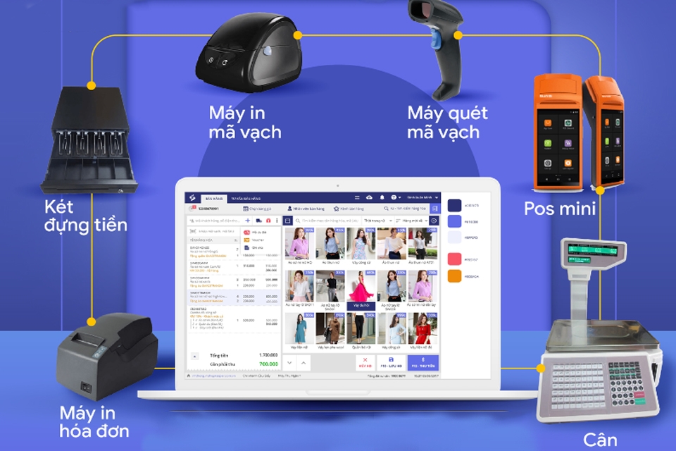 Phần mềm quản lý cửa hàng xe máy MISA eShop.