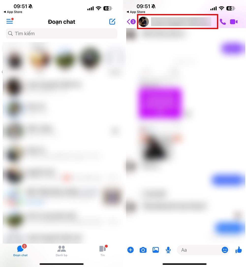 Cách bật chế độ tự huỷ tin nhắn trên Messenger 2