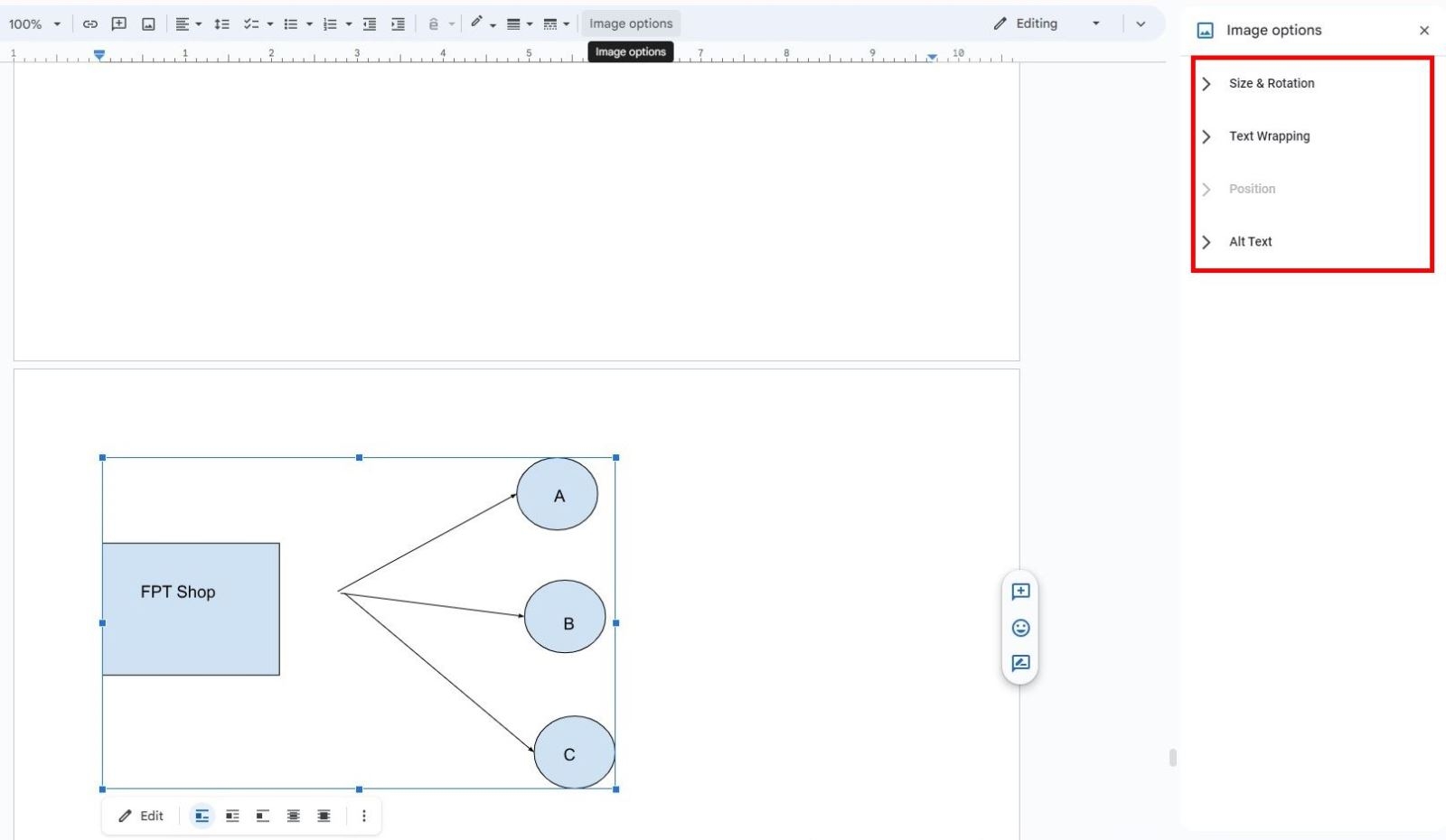 Cách vẽ sơ đồ tư duy trên Google Docs 9
