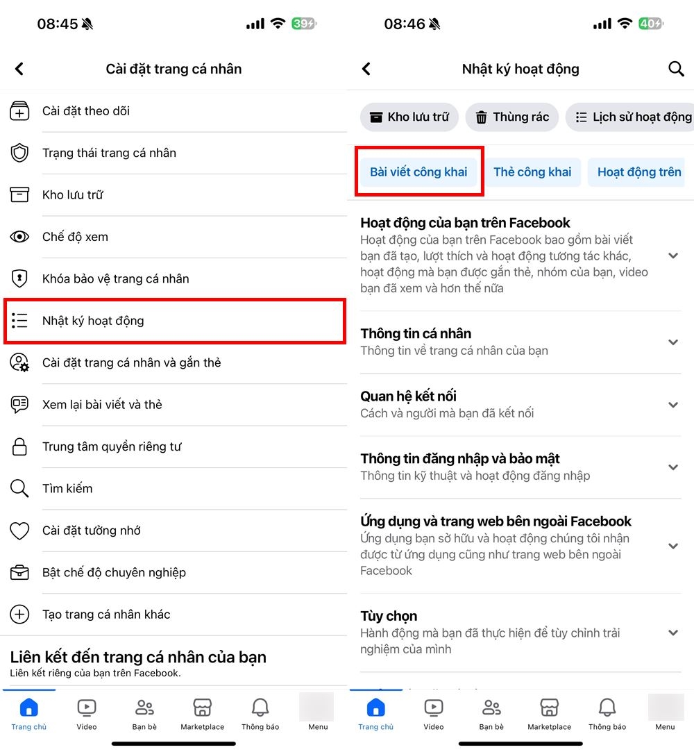 Cách ẩn tất cả các bài viết trên Facebook 2