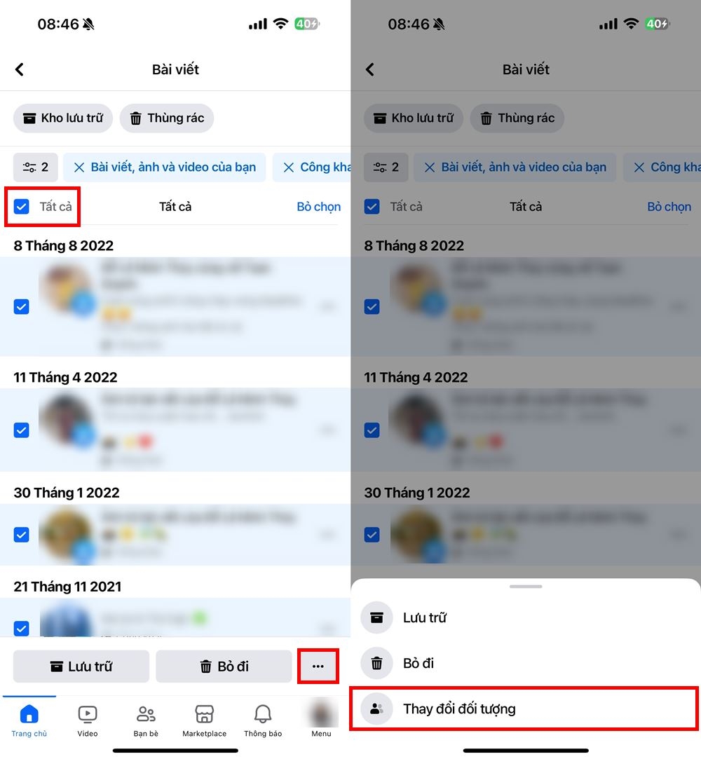 Cách ẩn tất cả các bài viết trên Facebook 3