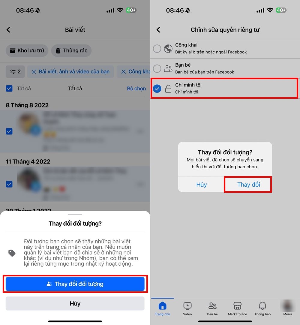 Cách ẩn tất cả các bài viết trên Facebook 4