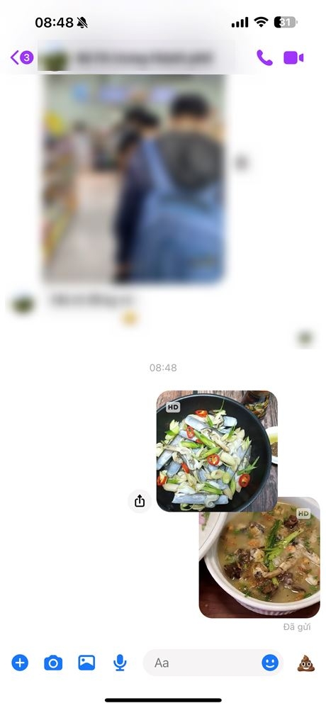Cách gửi ảnh HD trên Messenger 3