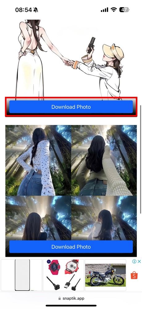 Cách tải ảnh trên TikTok không logo về máy 3