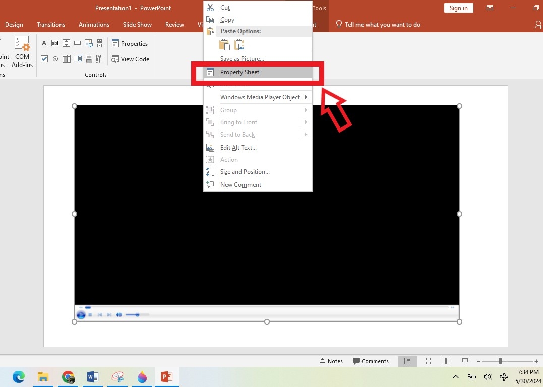 lỗi chèn video vào PowerPoint - hình 11