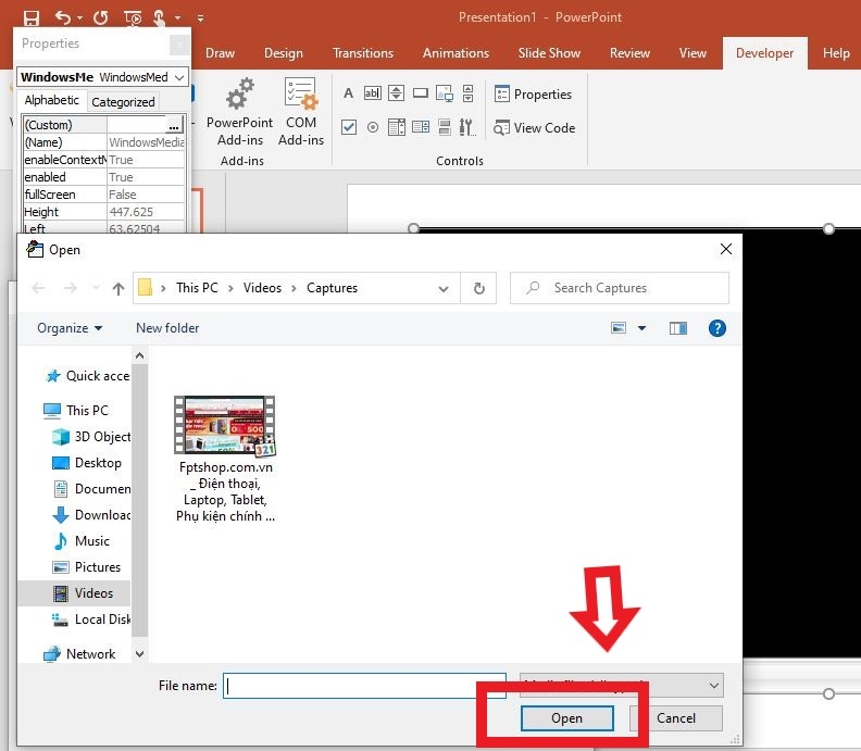 lỗi chèn video vào PowerPoint - hình 14
