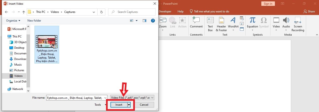 lỗi chèn video vào PowerPoint - hình 7