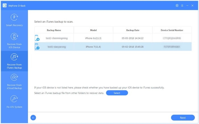khôi phục dữ liệu iPhone chưa sao lưu 3