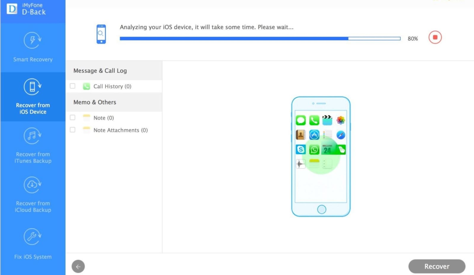 khôi phục dữ liệu iPhone chưa sao lưu 1