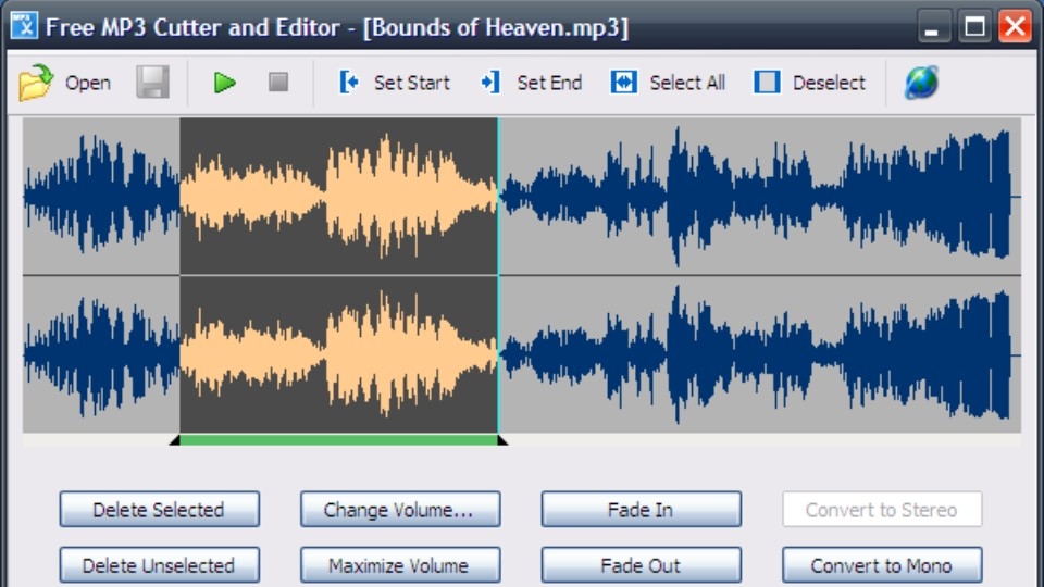 Free MP3 Cutter and Editor