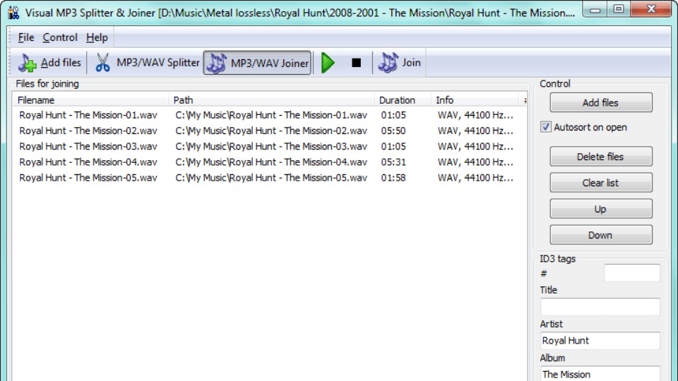 My MP3 Splitter