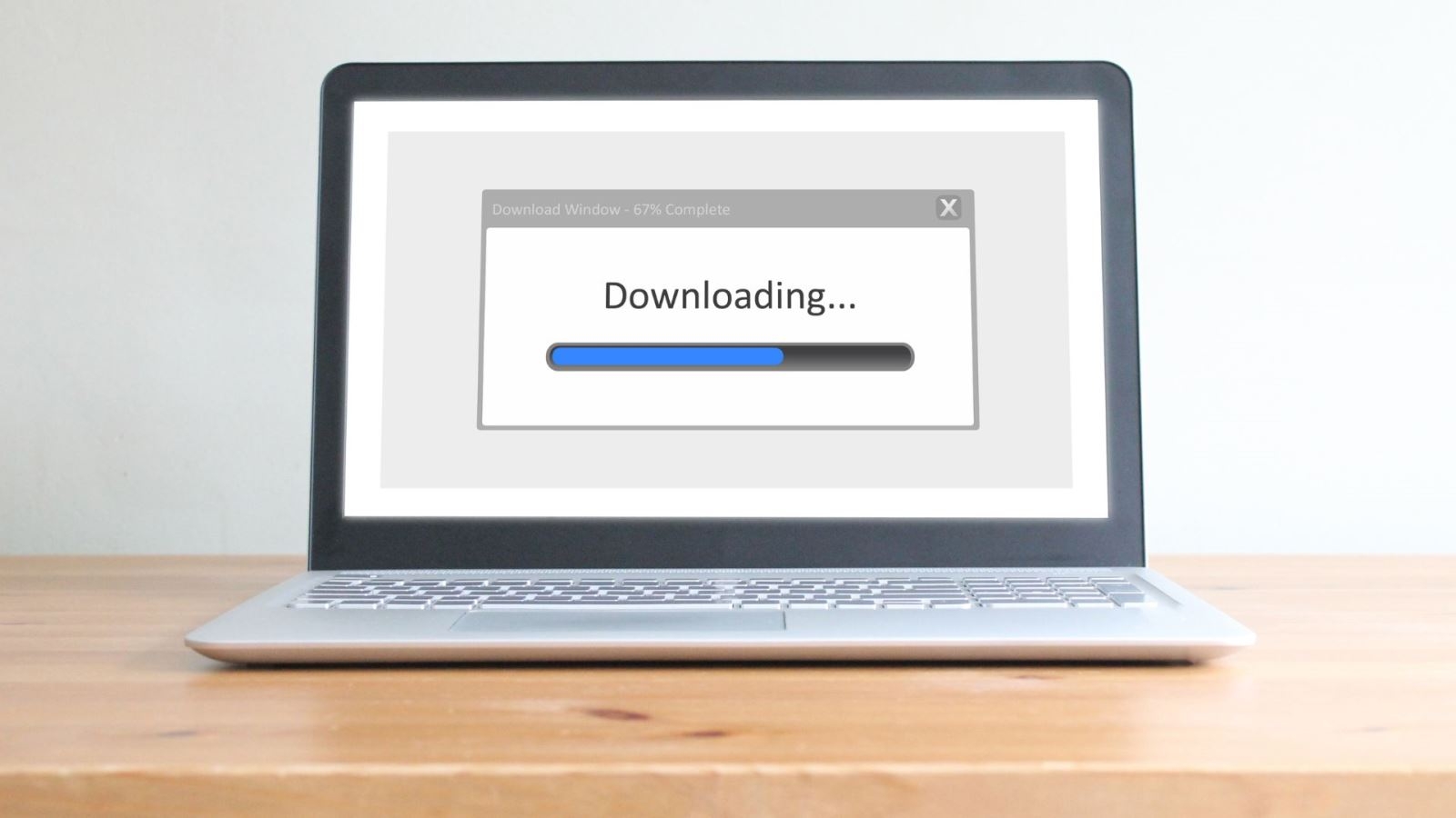 Đợi máy tính tải về các phần mềm cần thiết và thử lại