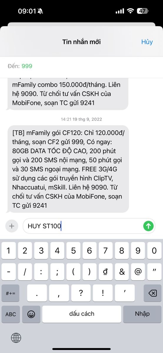 Cách đăng ký gói cước ST100 của Mobifone thoải lướt web 3